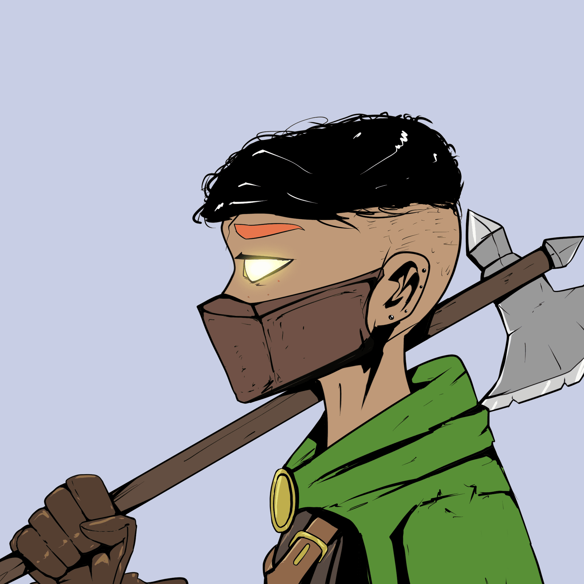 LANTERN JAW, wanted outlaw of the Robby band